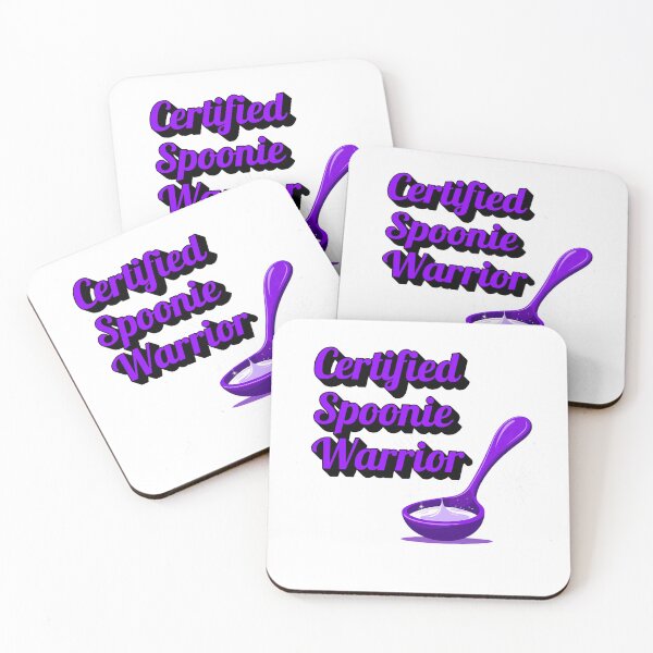 Item preview, Certified Spoonie Warrior | Chronic Illness Support Sticker designed and sold by The Sticker Cove.