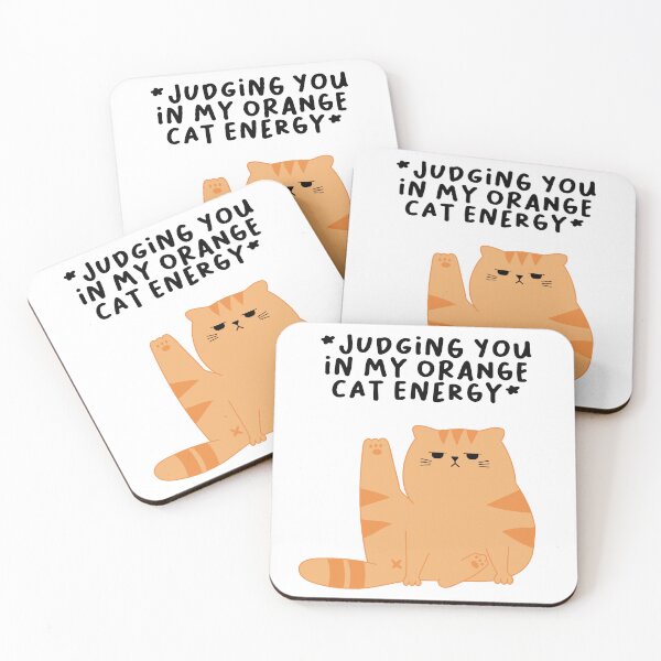 Item preview, Orange Cat Judging You – Sassy Feline Attitude Design designed and sold by digitalworld-it.