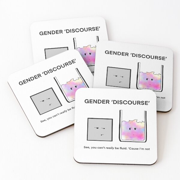 Item preview, Gender ‘Discourse’ You Can’t Really Be Fluid ‘Cause I’m Not Cartoon designed and sold by SitDownAJ.