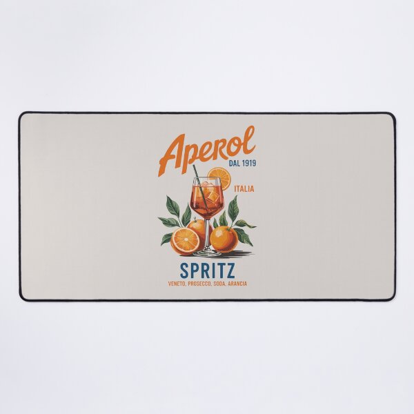 Artikelvorschau, Aperol Spritz – Italienische Cocktailkunst mit Retro-Zitrus-Flair entworfen und verkauft von EmeraldeaArt.