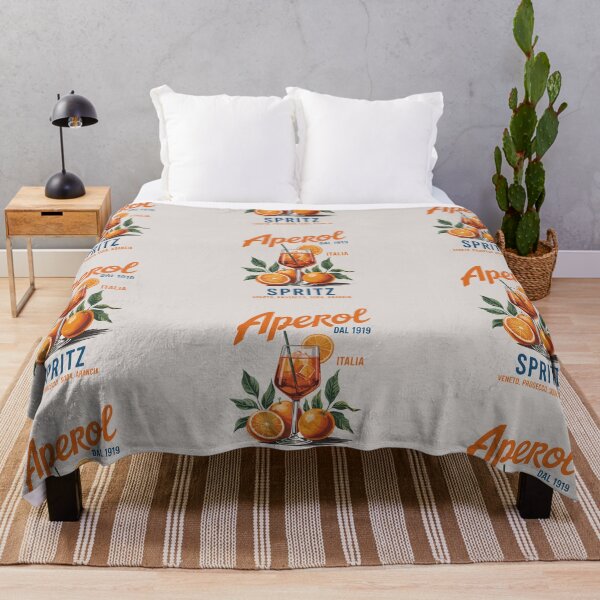 Item preview, Aperol Spritz – Italian Cocktail Art with Retro Citrus Flair designed and sold by EmeraldeaArt.