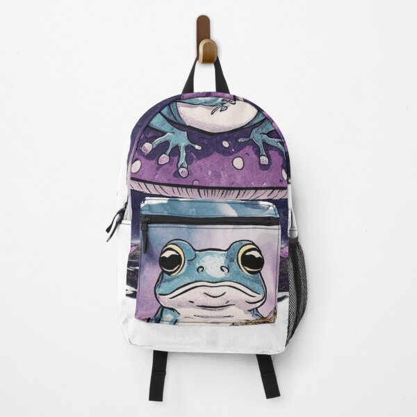 Item preview,  "Musical Frog on a Funky Mushroom – Cute Fantasy Vibes" designed and sold by ArghavanMardani.