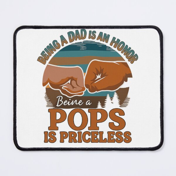 Item preview, Being a Dad is an Honor Retro Illustration designed and sold by haitrieuic96.