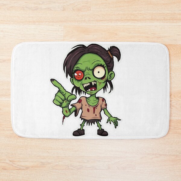 Item preview, Zombie Girl |Creepy Cute Zombie Art |Pointing Zombie v3 designed and sold by Mido-artister.