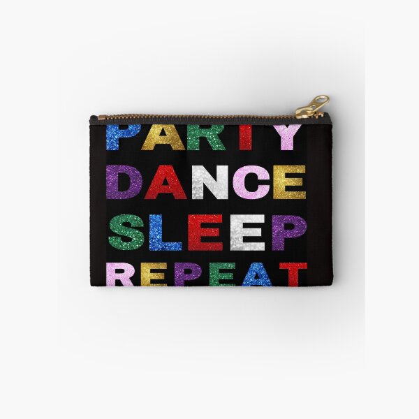 Item preview, Party Dance Sleep Repeat – Glitter Lettering Galore designed and sold by nigejohn.