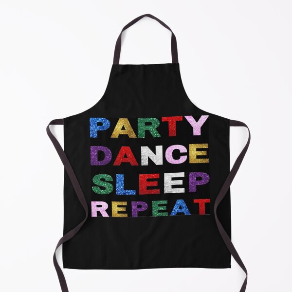Item preview, Party Dance Sleep Repeat – Glitter Lettering Galore designed and sold by nigejohn.