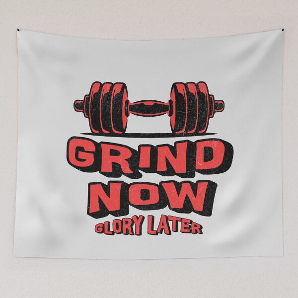 Item preview, Grind Now Glory Design - Gaming and Workout Design designed and sold by Charcoalart.