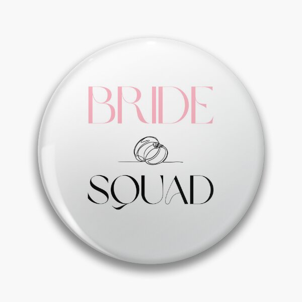 Item preview, Bride Squad Design - Elegant & Fun Graphic for Bachelorette Party and Bridal Gifts on White designed and sold by Pixie-agenca.