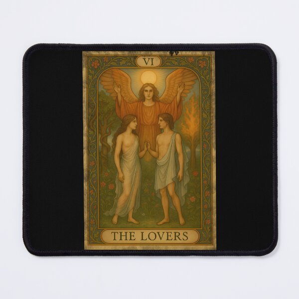 Item preview, Art Nouveau Tarot - The Lovers Card designed and sold by FabcoDesign.