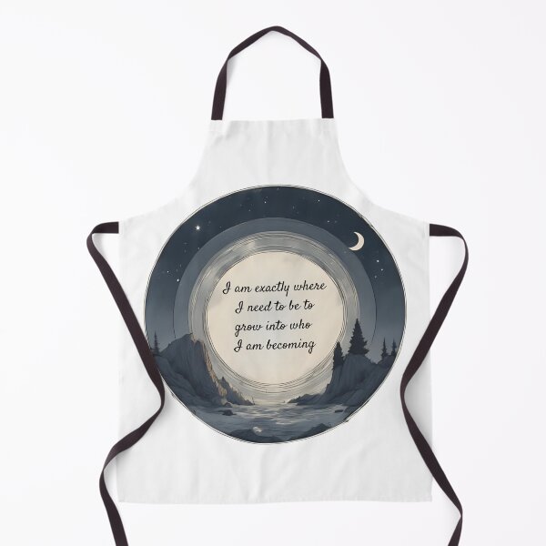 Item preview, I am exactly where I need to be to grow into who I am becoming. Affirmation designed and sold by FlowCreate.