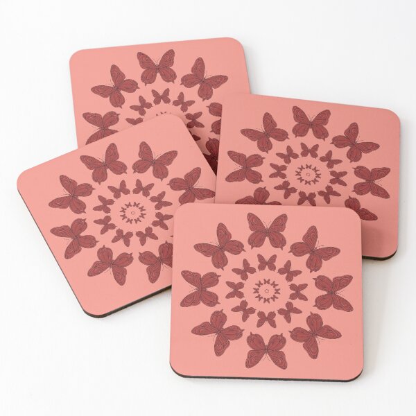 Item preview, Circle of red butterflies designed and sold by Cherevan.