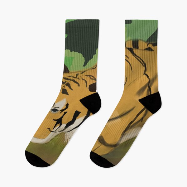 Item preview, Tiger Digital Painting – Bold Jungle Wildlife Print designed and sold by Saysoart.