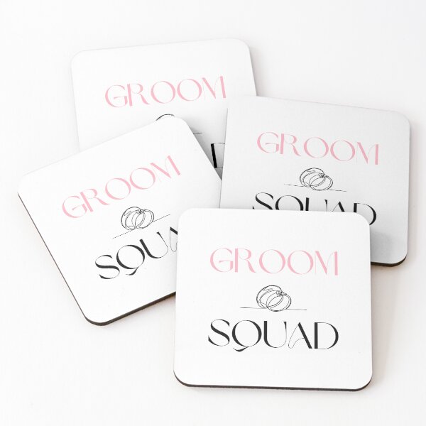 Item preview, Groom Squad Design - Clean & Fun Graphic for Groomsmen and Bachelor Party on White designed and sold by Pixie-agenca.