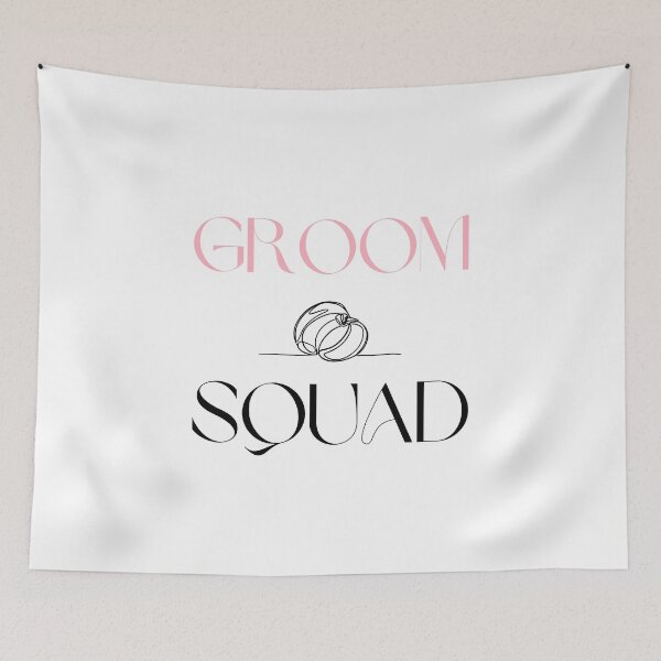 Item preview, Groom Squad Design - Clean & Fun Graphic for Groomsmen and Bachelor Party on White designed and sold by Pixie-agenca.