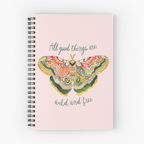 Item preview, Watercolor Wild Moth on Pink designed and sold by toastedpixels.