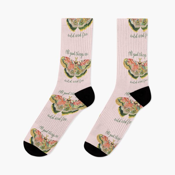 Item preview, Watercolor Wild Moth on Pink designed and sold by toastedpixels.