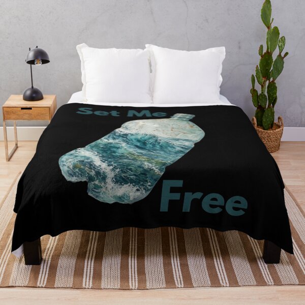 Item preview, Set Me Free – Ocean in a Bottle Watercolor Design designed and sold by Ela-graphicwiz.