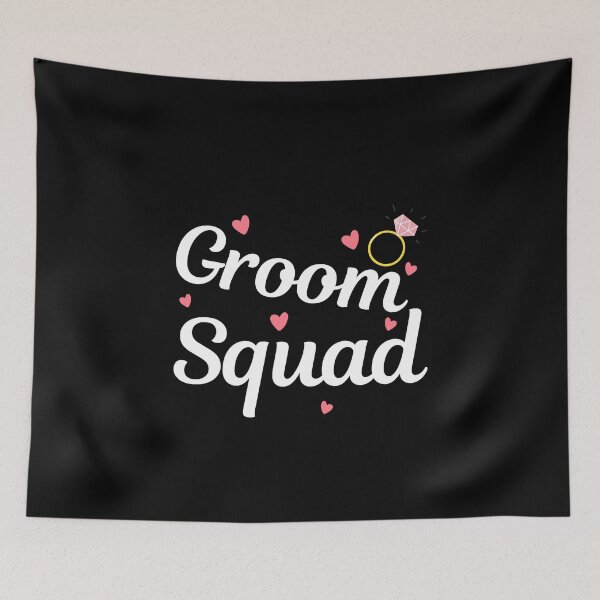 Item preview, Groom Squad Design - Ultimate Bachelor Party Graphic for Groomsmen on Black designed and sold by Pixie-agenca.