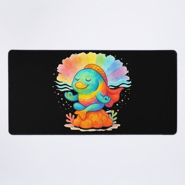 Item preview, Zen Parrot Fish – Rainbow Calm Underwater designed and sold by JaroPrints.