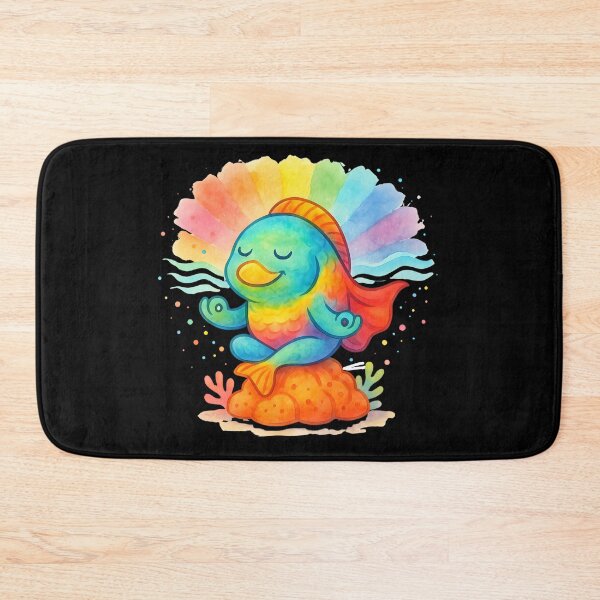 Item preview, Zen Parrot Fish – Rainbow Calm Underwater designed and sold by JaroPrints.