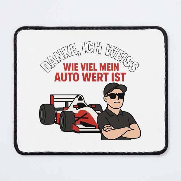 Item preview, "Thanks, I know how much my car is worth" – Motorsport Meme Design designed and sold by Domci.