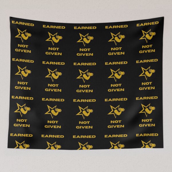 Item preview, Earned not given gift for gym lovers designed and sold by Just1MoreRep.