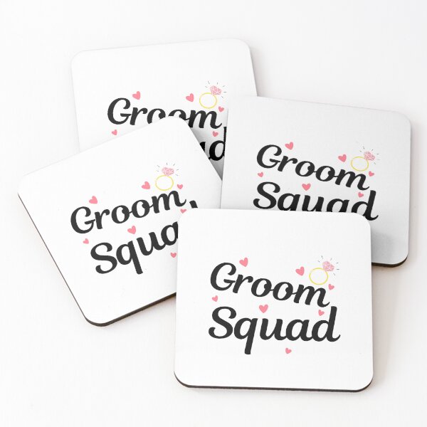 Item preview, Groom Squad Design - Sleek White Graphic for Groomsmen and Wedding Crew designed and sold by Pixie-agenca.