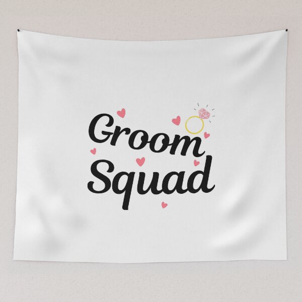 Item preview, Groom Squad Design - Sleek White Graphic for Groomsmen and Wedding Crew designed and sold by Pixie-agenca.