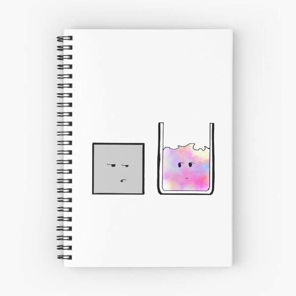Item preview, Grey Square Vs Rainbow Fluid Cartoon  designed and sold by SitDownAJ.