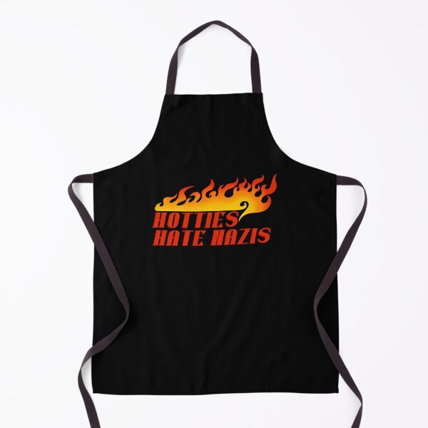 Item preview, Hotties Hate Nazis (flames) designed and sold by SpectacledPeach.
