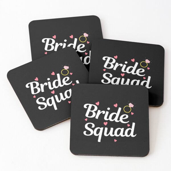 Item preview, Bride Squad Design - Stylish & Sassy Graphic for Bridal Crew on Black designed and sold by Pixie-agenca.