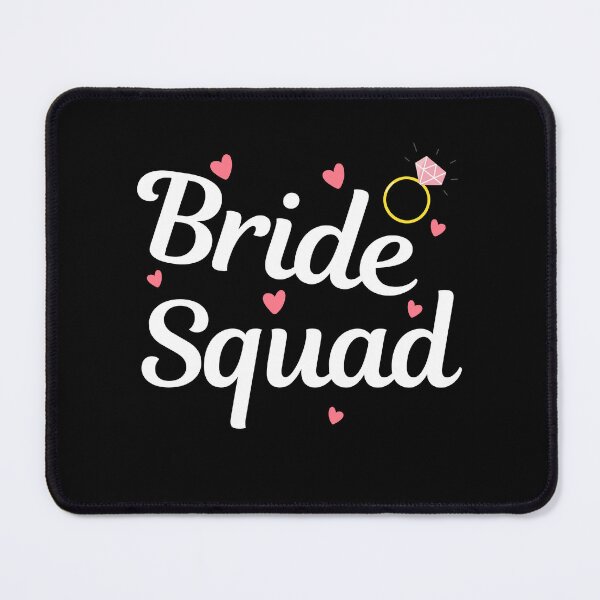 Item preview, Bride Squad Design - Stylish & Sassy Graphic for Bridal Crew on Black designed and sold by Pixie-agenca.