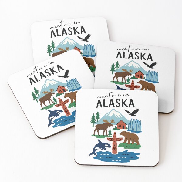 Item preview, Meet Me In Alaska with Icons designed and sold by Pink Pineapple Works.