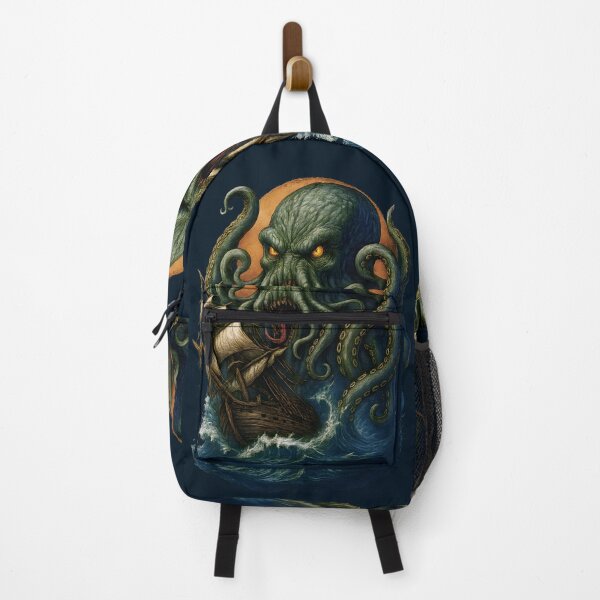Item preview, Kraken Sea Monster Attack Art designed and sold by Shoot-The-Moon.