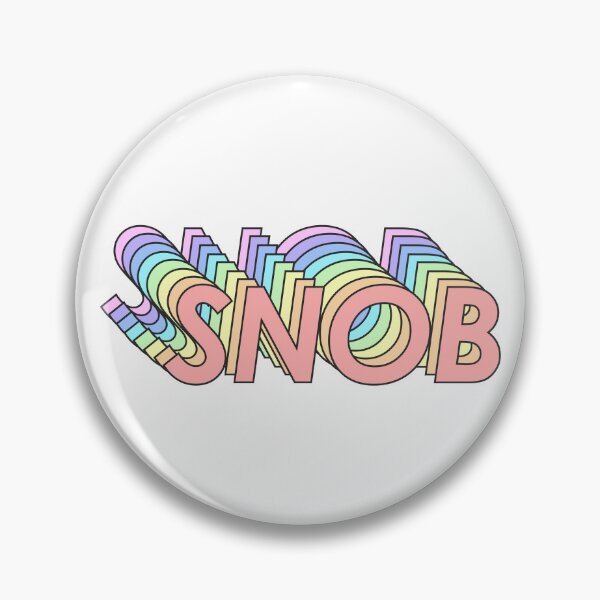 Item preview, SNOB designed and sold by oddwonders.