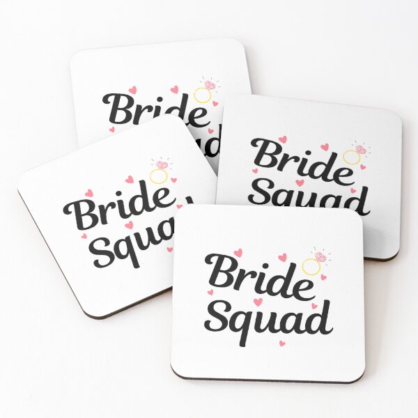 Item preview, Bride Squad Design - Fun & Elegant Graphic for Bridal Party Essentials on White designed and sold by Pixie-agenca.