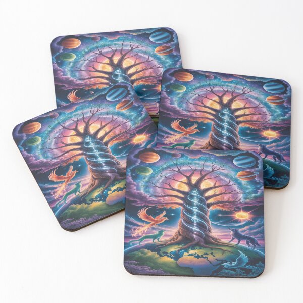 Item preview, Lifestyle Hub: Cosmic Tree Of Life designed and sold by M&M Lifestyle Hub.