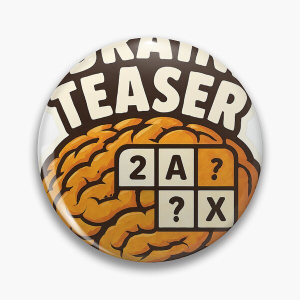 Item preview, Brain Teaser design designed and sold by FuzzyMood-_-.