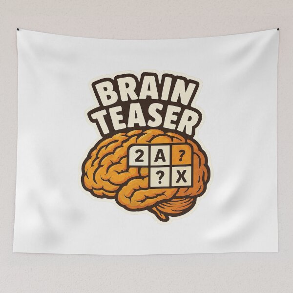 Item preview, Brain Teaser design designed and sold by FuzzyMood-_-.