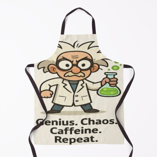 Item preview, Genius Chaos Caffeine Repeat Funny Saying designed and sold by SmashingDeals.