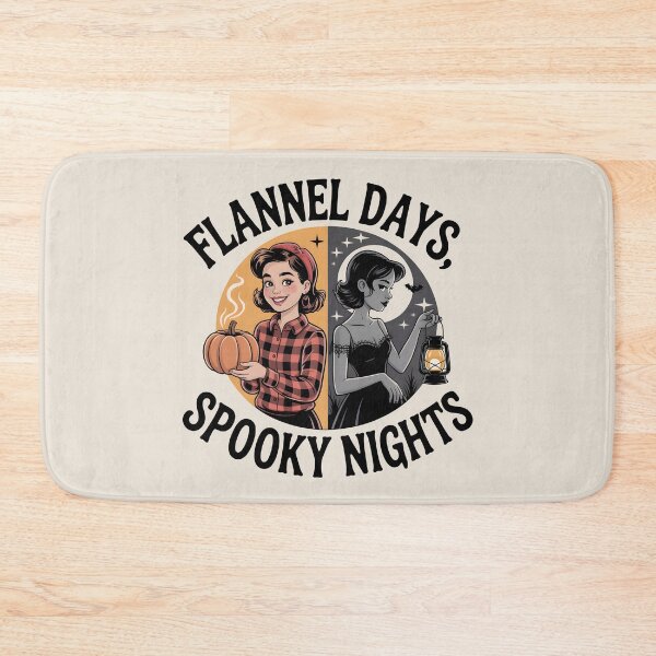 Item preview, Flannel Days, Spooky Nights - Cozy & Creepy Fall Design designed and sold by Jollys-ArtShop.