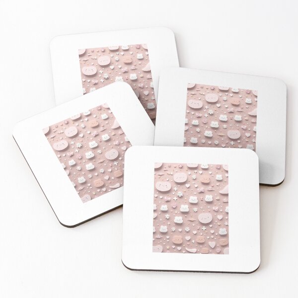 Item preview, Soft Pink Aesthetic Poster with Cute Elements designed and sold by Eddy-d.