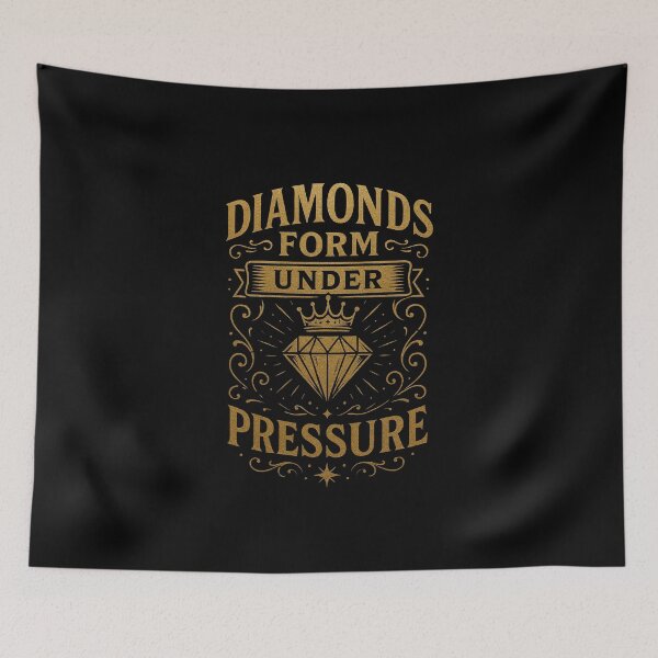 Item preview, Diamonds Form Under Pressure designed and sold by Crowned Wear.