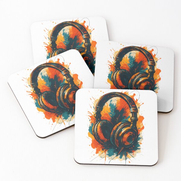 Item preview, Headphones Audio Ink Explosion  designed and sold by Shoot-The-Moon.