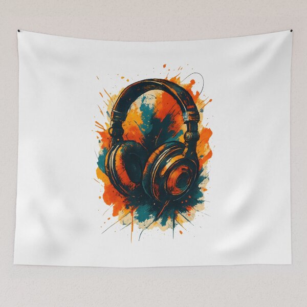 Item preview, Headphones Audio Ink Explosion  designed and sold by Shoot-The-Moon.