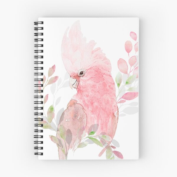 Item preview, Humble Galah Australian bird watercolour designed and sold by Moana Matron Designs.