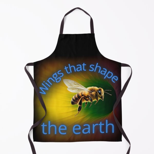 Item preview, Wings That Shape the Earth – Vibrant Bee Nature Art designed and sold by JaroPrints.