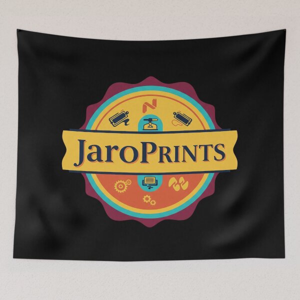 Item preview, JaroPrints Logo – Retro Printmaker's Badge designed and sold by JaroPrints.