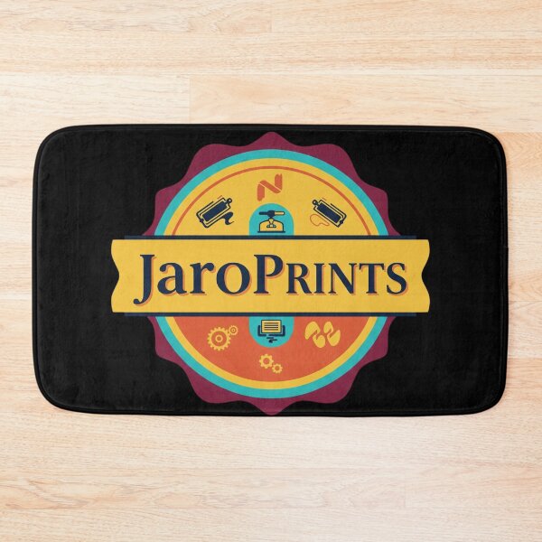 Item preview, JaroPrints Logo – Retro Printmaker's Badge designed and sold by JaroPrints.