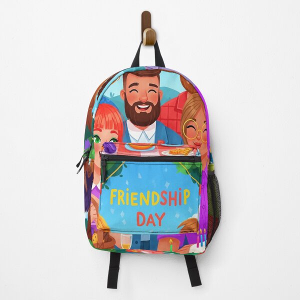 Item preview, Colorful Friendship Day Celebration – Happy Friends Picnic Illustration designed and sold by InspiredCreatives.